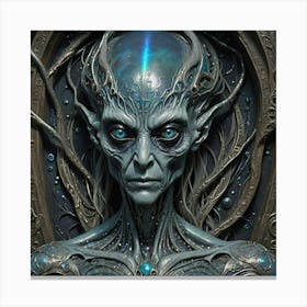 Alien Witch Canvas Print