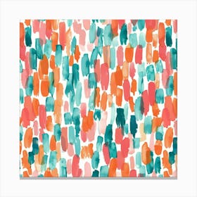 Abstract Watercolor Pattern 1 Canvas Print