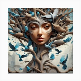 Flora Canvas Print