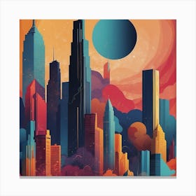 Cityscape Canvas Print Canvas Print