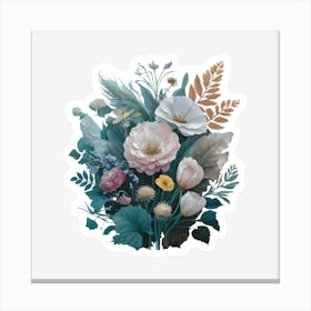 Bouquet Of Flowers 17 Canvas Print