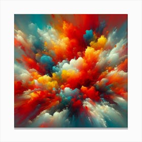 Luminous Chaos Canvas Print