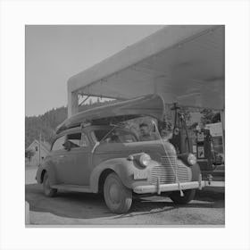 Untitled Photo, Possibly Related To Oakridge, Oregon, Vacationist By Russell Lee Canvas Print