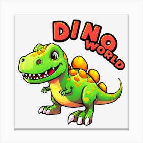 Dino World Canvas Print