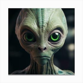 Alien Head 7 Canvas Print