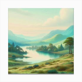 Landscape Painting 12 Canvas Print