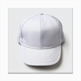 White Baseball Cap 6 Canvas Print