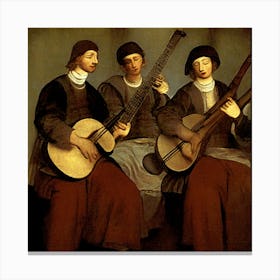 Three Musicians 1 Canvas Print