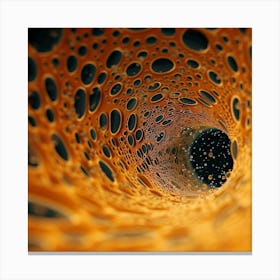 Water Bubbles In A Tube Canvas Print