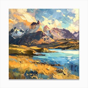 Chilean Mountains 1 Canvas Print