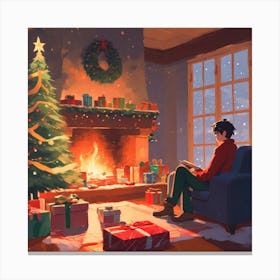 Christmas Tree 34 Canvas Print