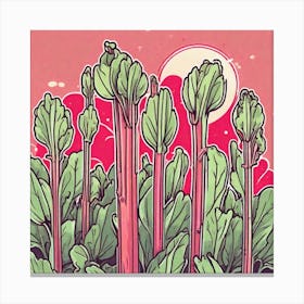 Rhubarb 46 Canvas Print