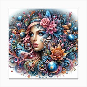 Psychedelic Art 21 Canvas Print