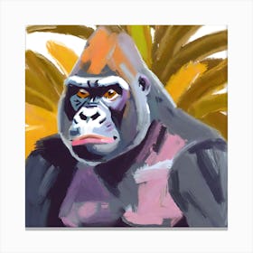 Western Lowland Gorilla 02 1 Canvas Print