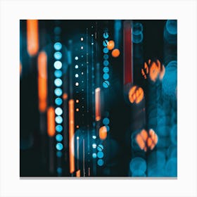 Abstract Light Bokeh Canvas Print