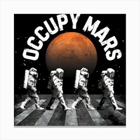 Astronauts Occupy Mars Canvas Print