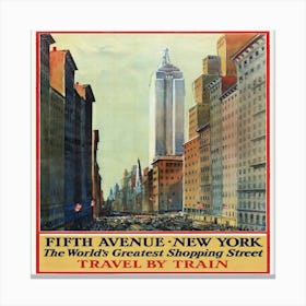 Fifth Avenue New York Canvas Print