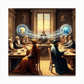 Meeting Of The Minds Canvas Print