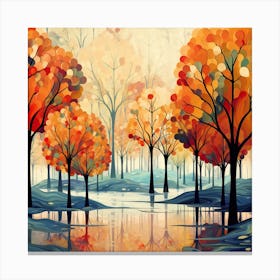 Autumn Trees 5 Canvas Print