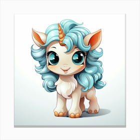 Cute Unicorn 8 Canvas Print