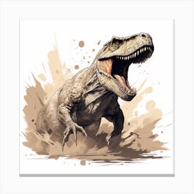 T-Rex 1 Canvas Print