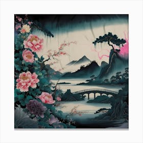 Asian Landscape Painting 2 Canvas Print