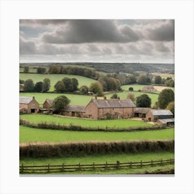 Farm In The Countryside 10 Canvas Print