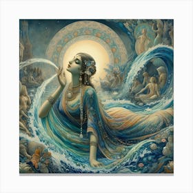 Goddess Of The Sea 1 Canvas Print