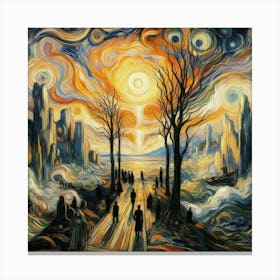 Starry Night 14 Canvas Print