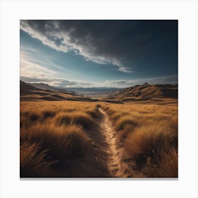 Desert Path Canvas Print