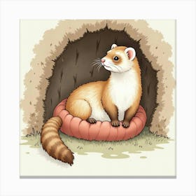 Ferret 1 Canvas Print