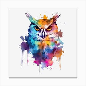 Colorful Owl 4 Toile