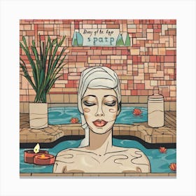 Day At The Spa 1 Canvas Print