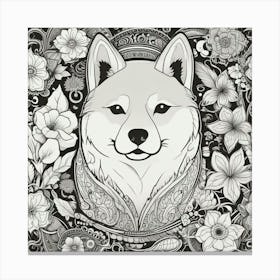 Shiba Inu 32 Canvas Print