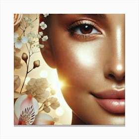 Beauty Stock Videos & Royalty-Free Footage Canvas Print