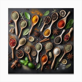 Herbs and Spices 2 Canvas Print