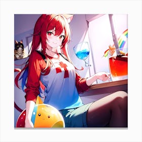 Kawaii Canvas Print