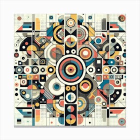 Abstract Geometric Pattern Canvas Print