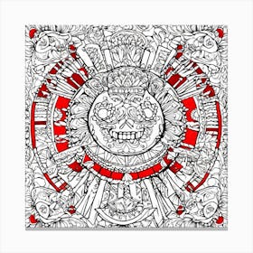 Day Of The Dead 19 Canvas Print