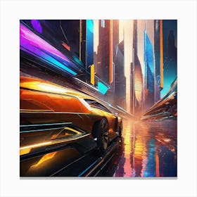 Futuristic City 169 Canvas Print