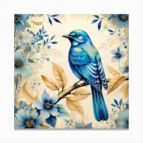 A blue bird Canvas Print