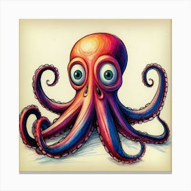 Octopus 108 Canvas Print