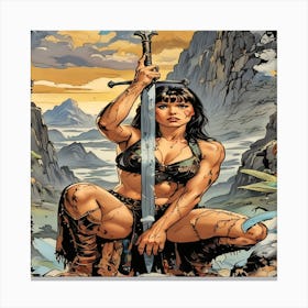 Conan The Barbarian-Drucke 09.12.2024--385e-495 Canvas Print