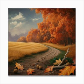 Autumn Landscape Canvas Print