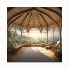 Gazebo Canvas Print