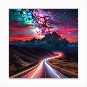 Road To Nebula Canvas Print