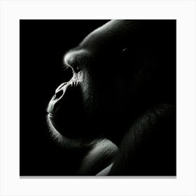 Portrait Of A Gorilla 1 Canvas Print