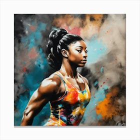 Olympic Athlete 1 Canvas Print