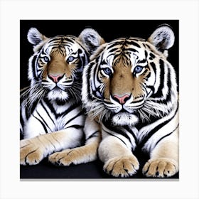 Tiger Eyes Art Print Canvas Print