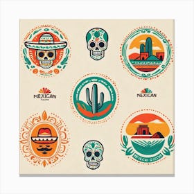 Mexican Day Of The Dead 6 Canvas Print